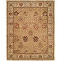 Oushak Gold Ivory Hand Knotted Area Rug