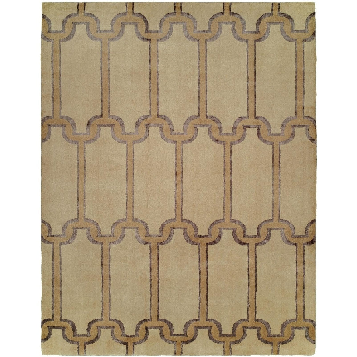 Portfolio Travertine Purple Accent Handmade Area Rug