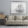 Sailing Yachy Iv Premium Framed Print