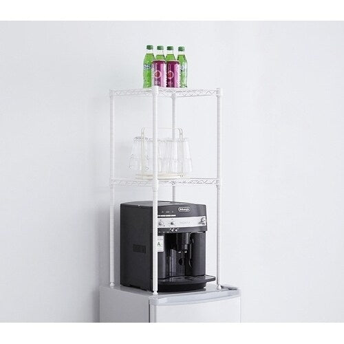Suprima Mini Fridge Organizer Shelves White