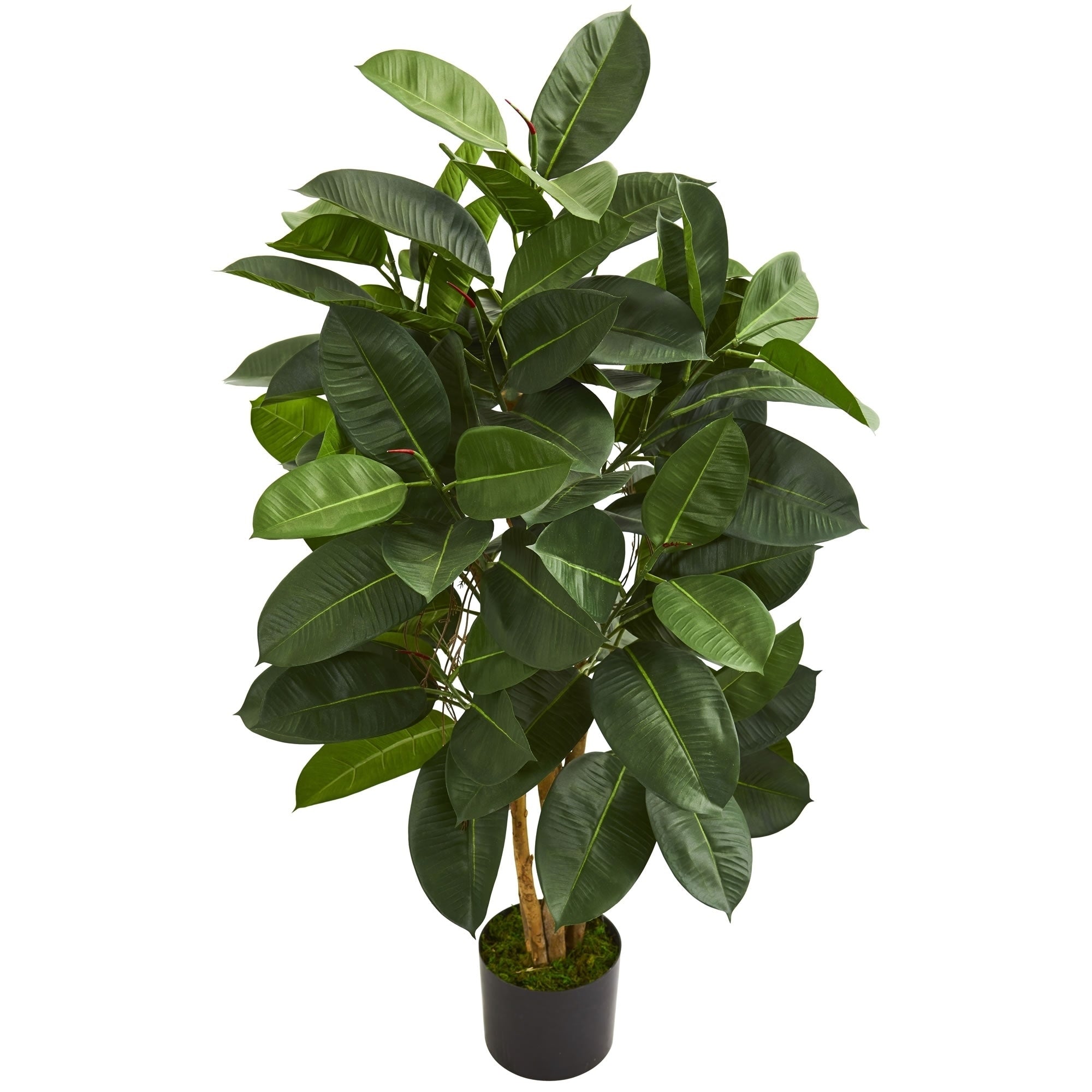 4 Oak Ficus Artificial Tree H 4 Ft. W 22 In. D 22 In