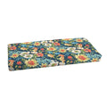 Humble Haute Indoor Outdoor Blue Multi Floral Bench Cushion 37 To 48