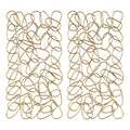 Uttermost In The Loop Gold Wall Arts Set Of 2