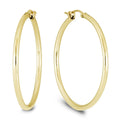 14K Yellow Gold Filled Hoop Earrings 41Mm
