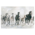 Horses Running Wild By Carol Robinson Wrapped Canvas Painting Art Print 24X36
