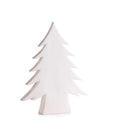16.5 Tall Teton Ceramic Christmas Tree Tabletop Decoration White