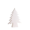 13.75 Tall Teton Ceramic Christmas Tree Tabletop Decoration White