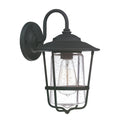 Creekside 1 Light Black Outdoor Wall Lantern