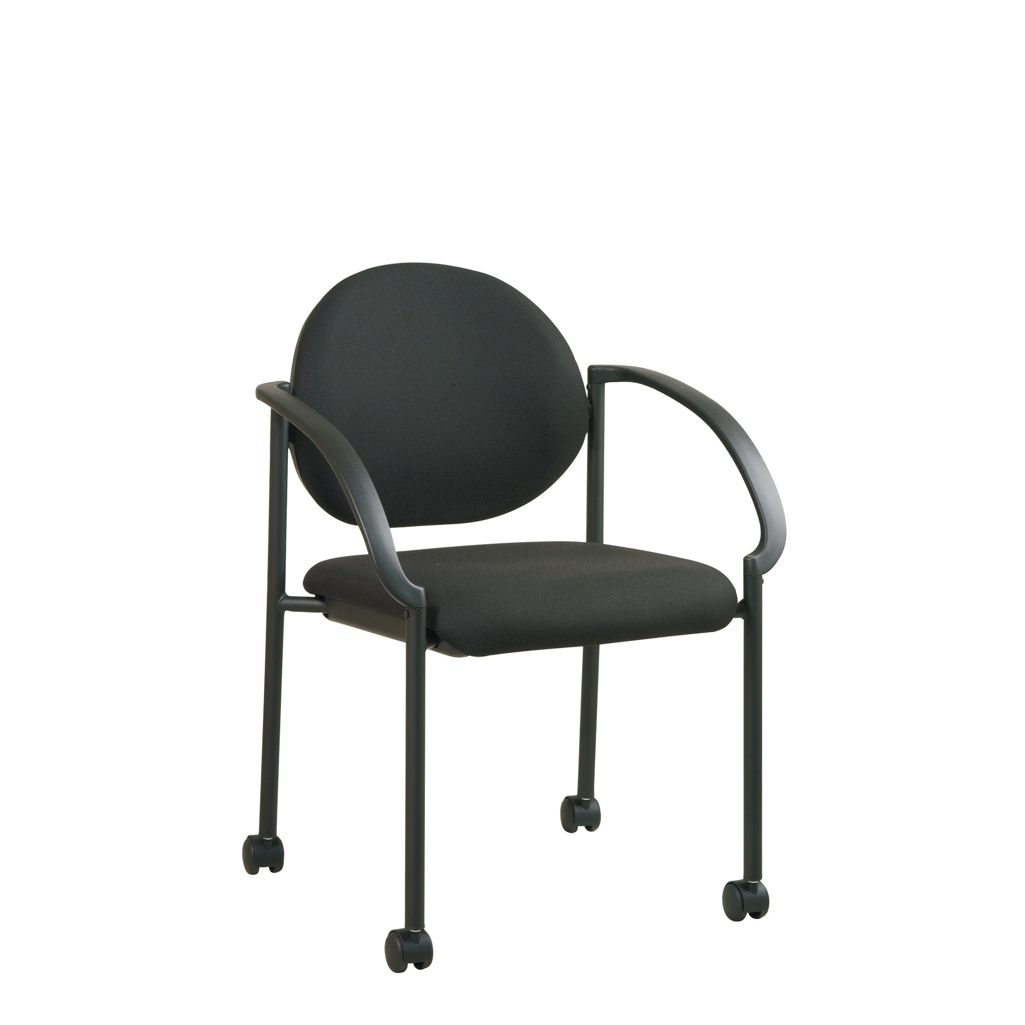 Stack Chairs With Casters And Arms