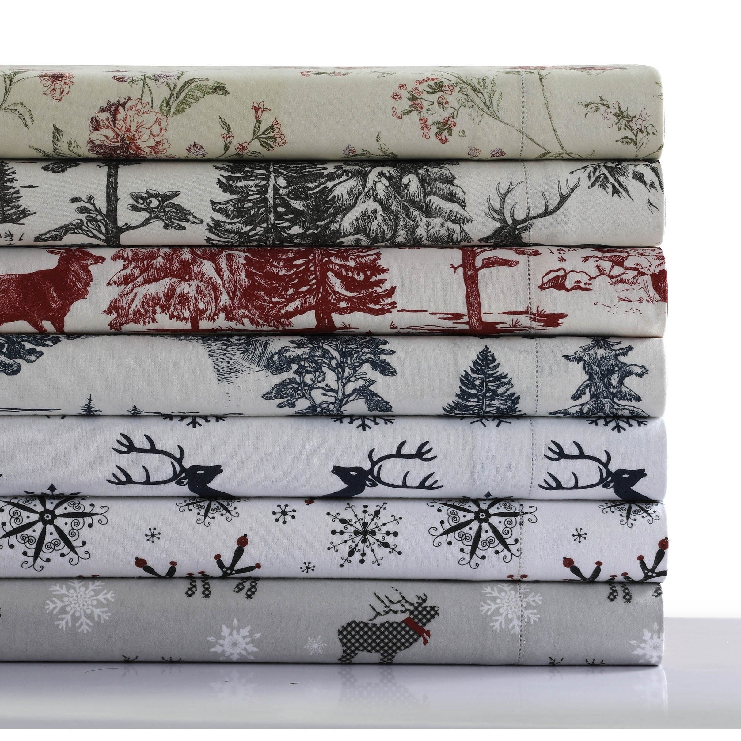 200 Gsm Heavyweight Cotton Flannel Printed Pillowcases Set Of 2