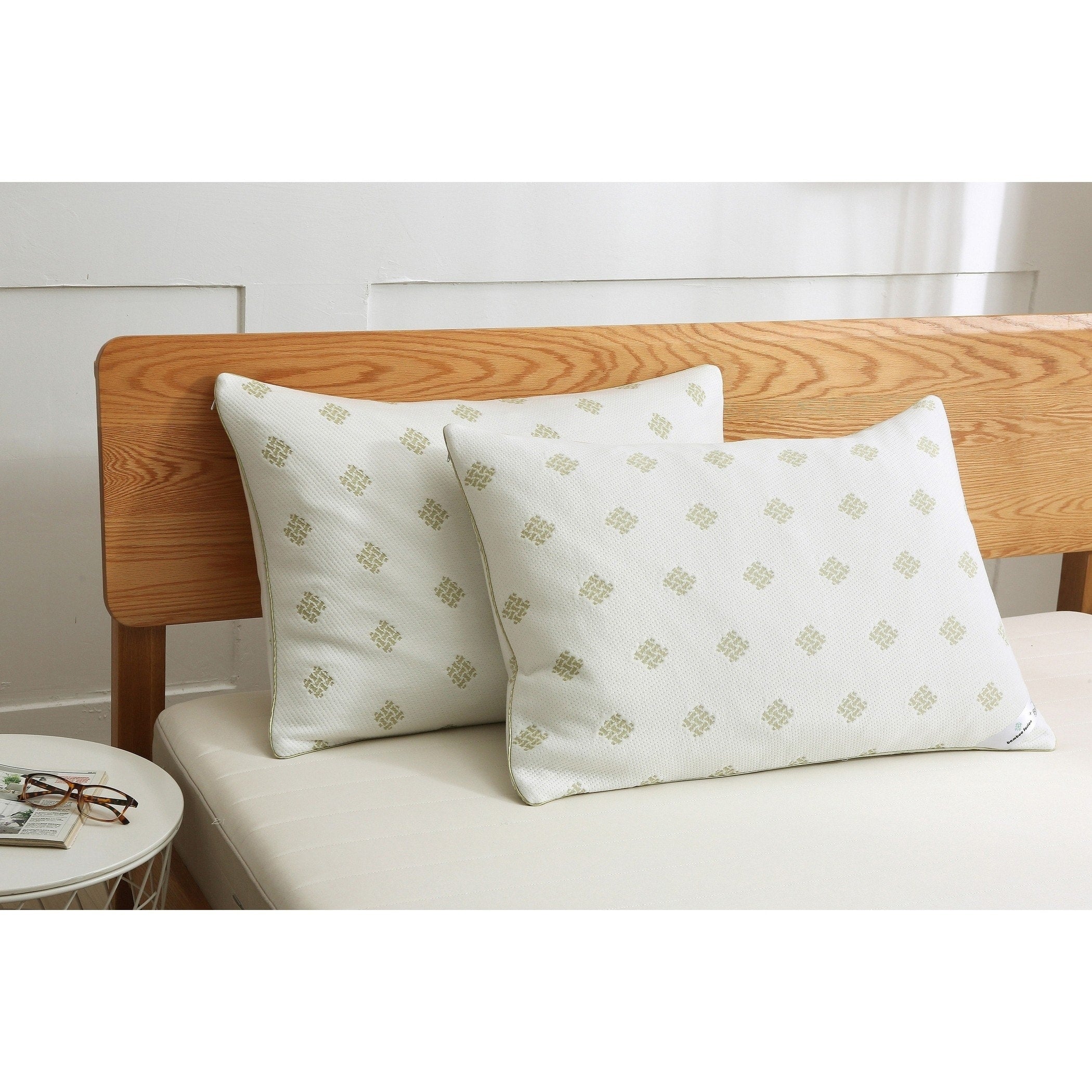 St. James Home Bamboo Fusion With Balance Fill Pillow White