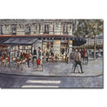 Shopping In Paris By Didier Lourenco Gallery Wrapped Canvas Giclee Art 24 In X 36 In Ready To Hang