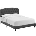Amelia Full Faux Leather Bed N A