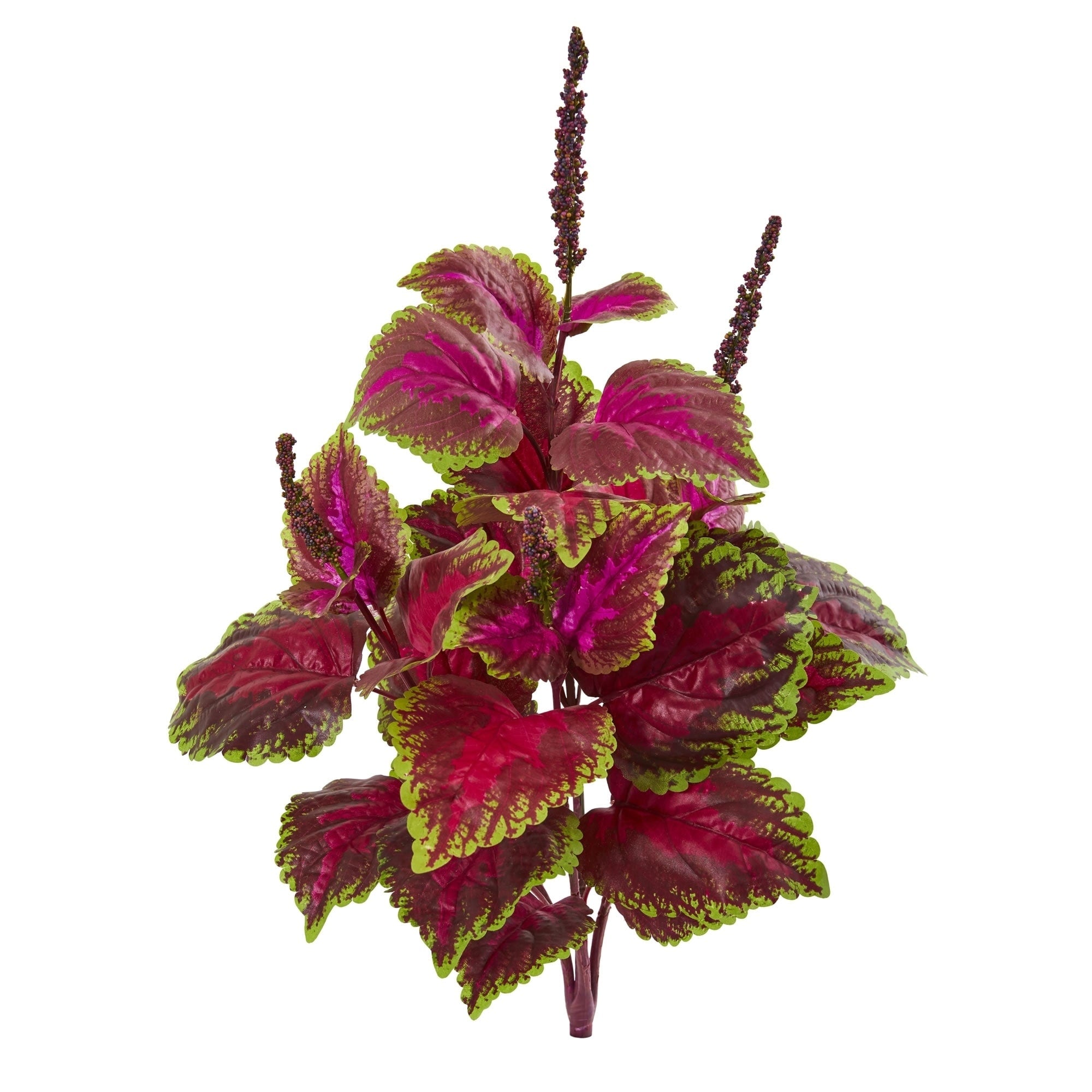 Nearly Natural 23 Inch Coleus Bush Artificial Plant Set Of 6