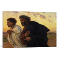 Icanvas The Disciples Peter And John Running To The Sepulchre On The Morning Of The Resurrection C.1898 By Eugene Burnand