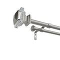 Ati Home Prism Double Curtain Rod And Finial Set