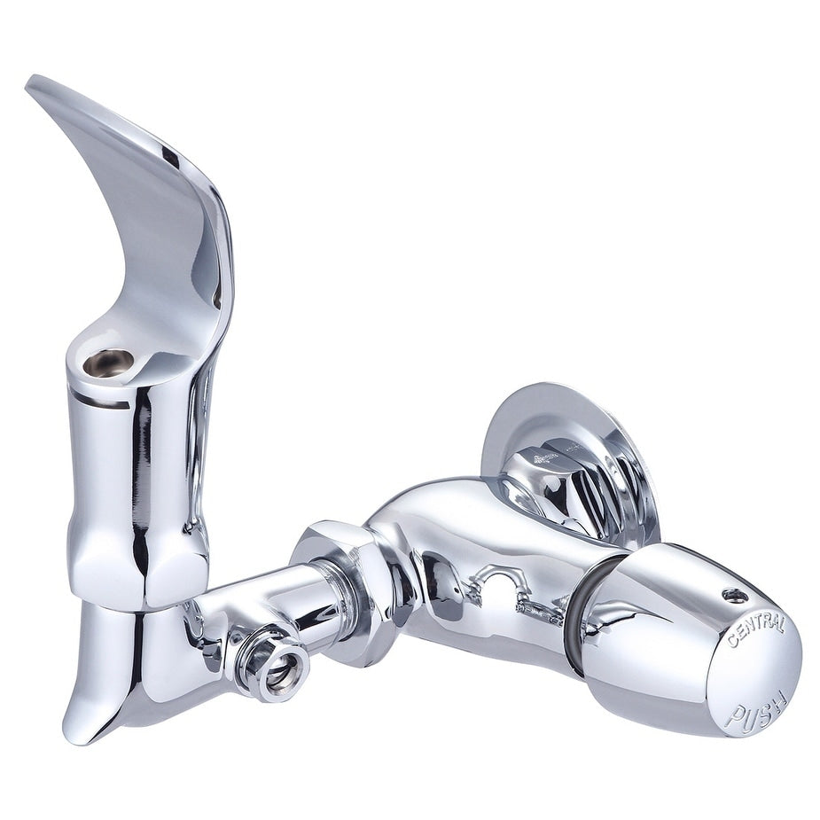 Central Brass Slow Close Push Handle