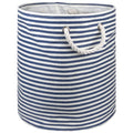 Dii Round Pinstripe Decorative Storage Bin
