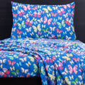 Highlights Brilliant Butterflies Twin Sheet Set