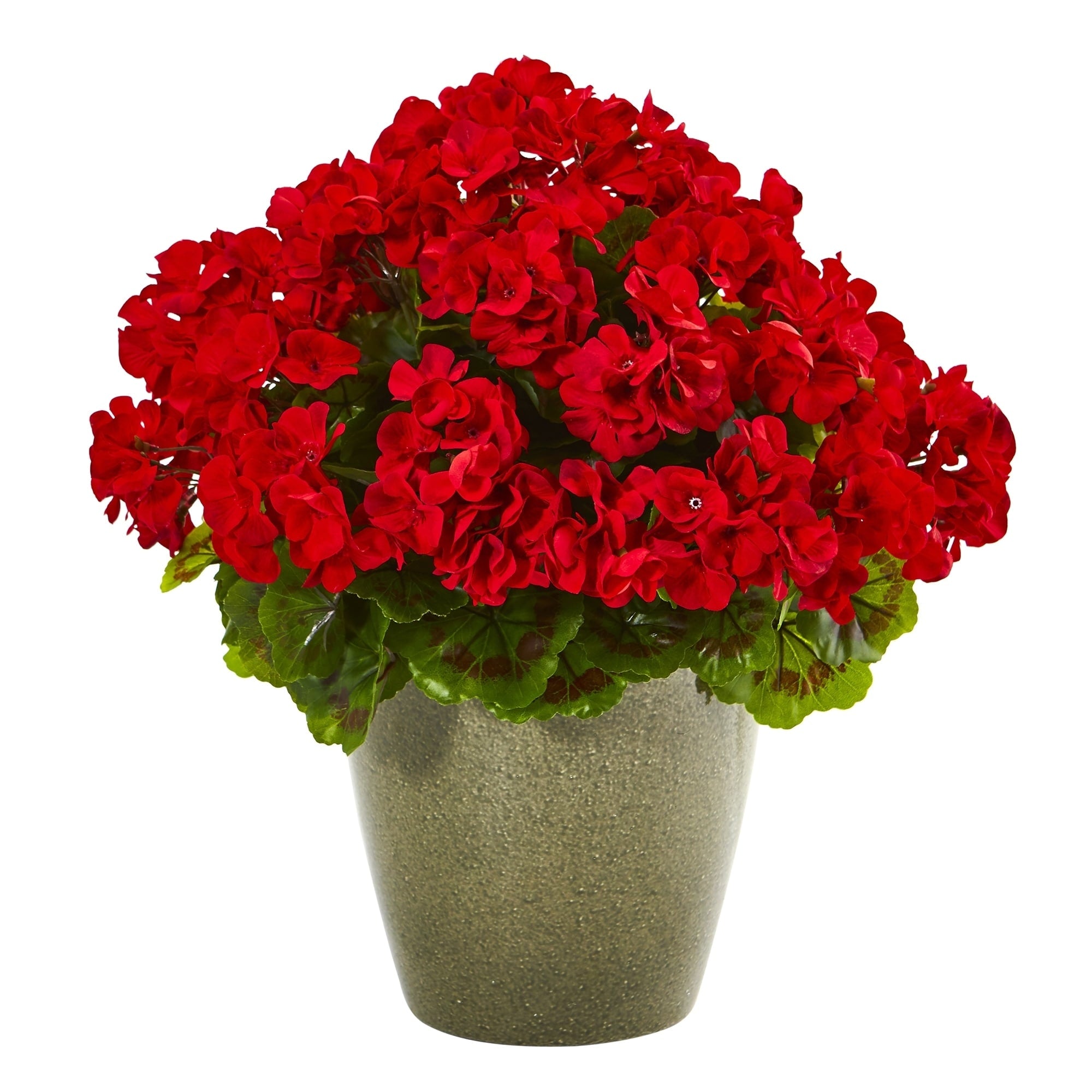 17 Geranium Artificial Plant Uv Resistant Indoor Outdoor