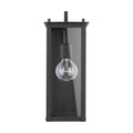 Hunt 1 Light Black Outdoor Wall Lantern