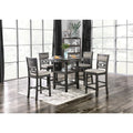 Eilis Transitional Grey 5 Piece Dining Set By Foa