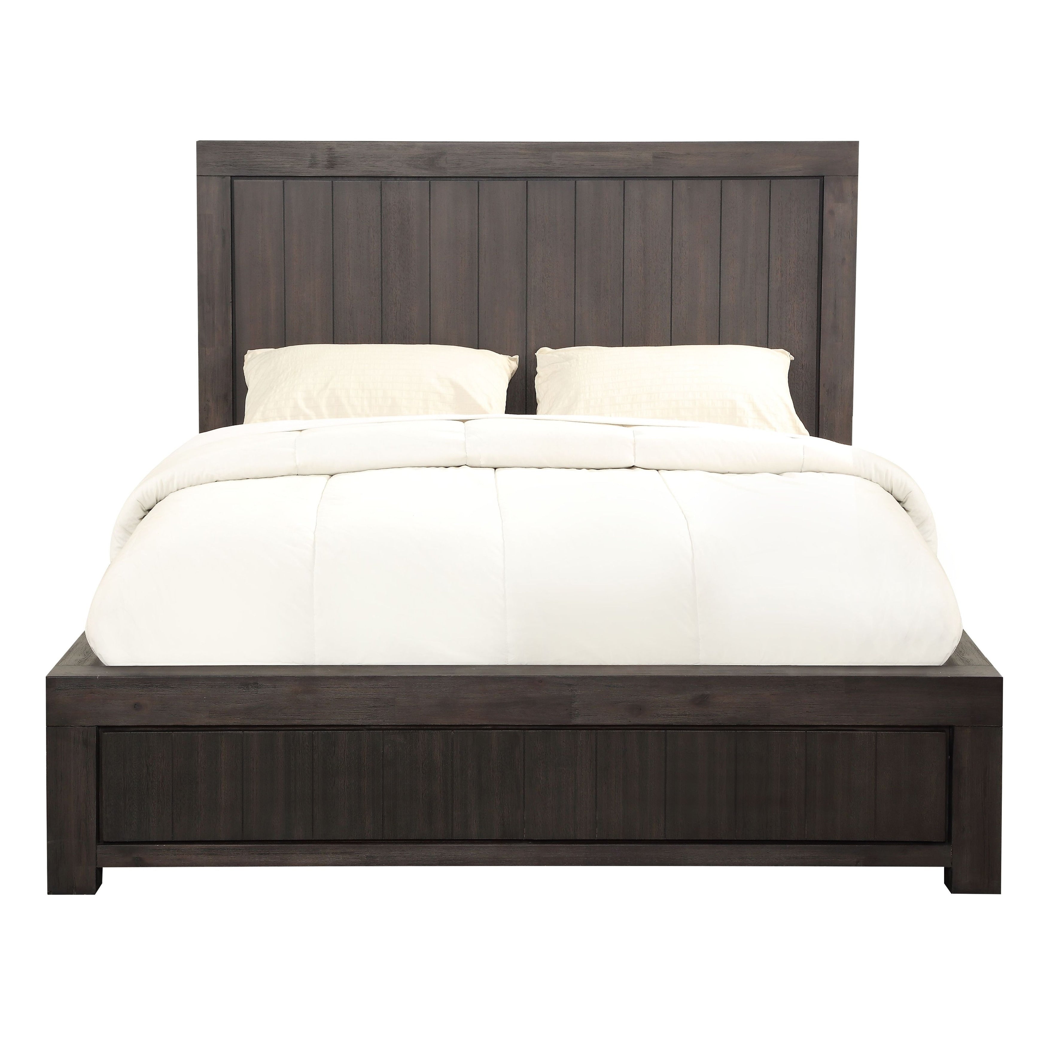 Carbon Loft Boa Queen Size Platform Bed In Basalt Grey