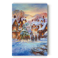 Snow Village Gallery Wrapped Canvas