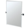 27 1 2In Rectangular Beveled Wall Mounted Mirror With Accents