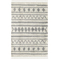 Abani Willow Tribal Rectangle Moroccan Nomadic Ivory Area Rug