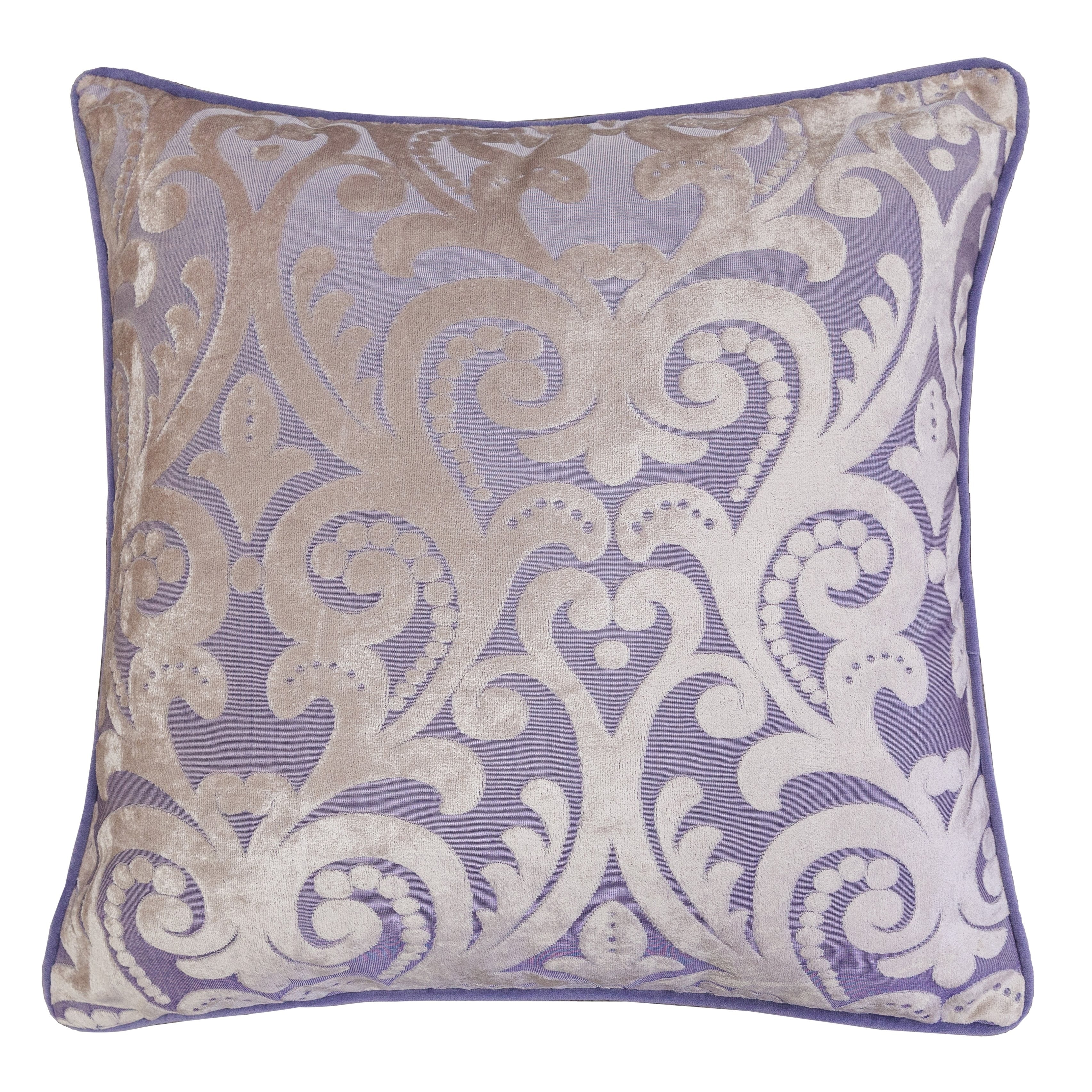 Hailey Modern Velvet 20 Square Decorative Throw Pillow