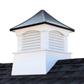 Coventry Vinyl Cupola With Black Aluminum Roof 18 X 24 By Good Directions