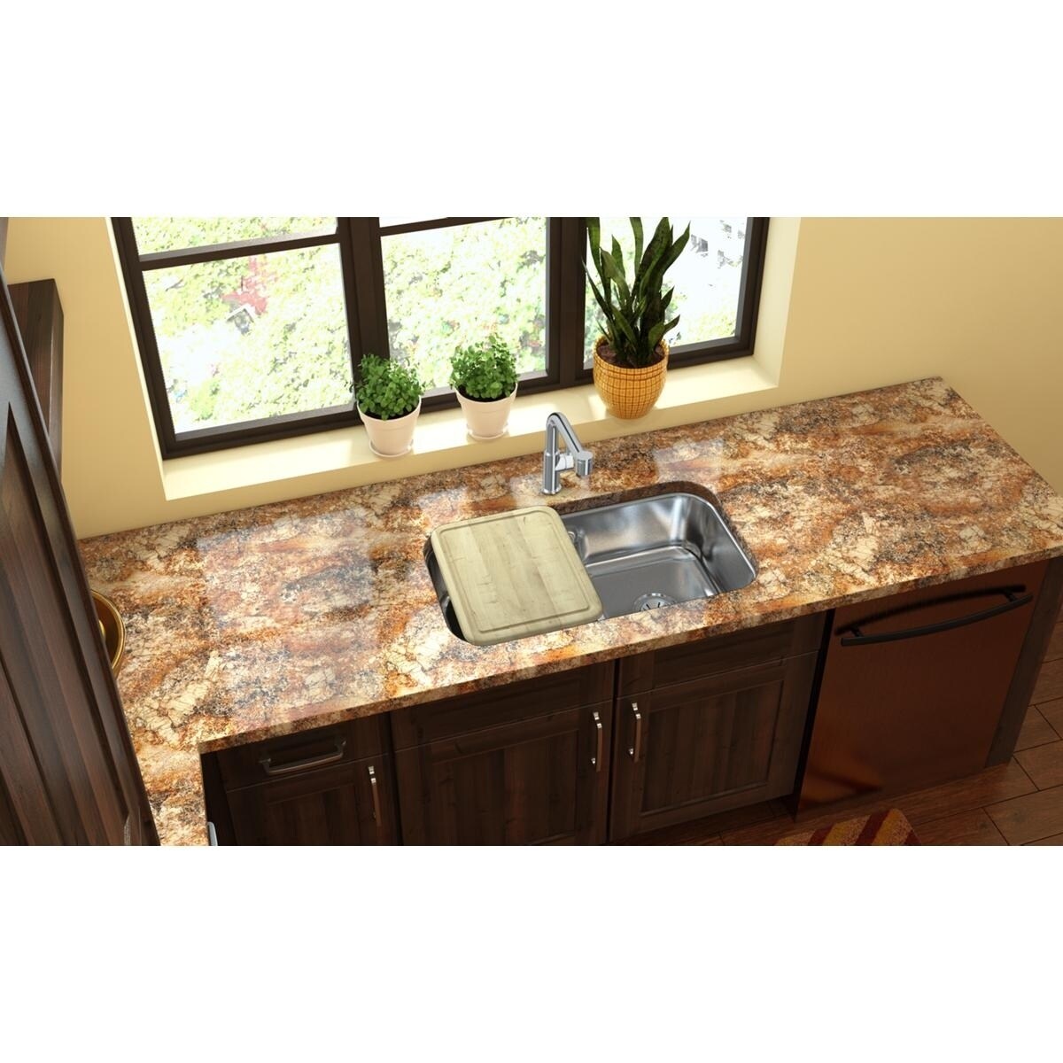 Elkay Hardwood 13 1 2 X 17 X 1 Cutting Board