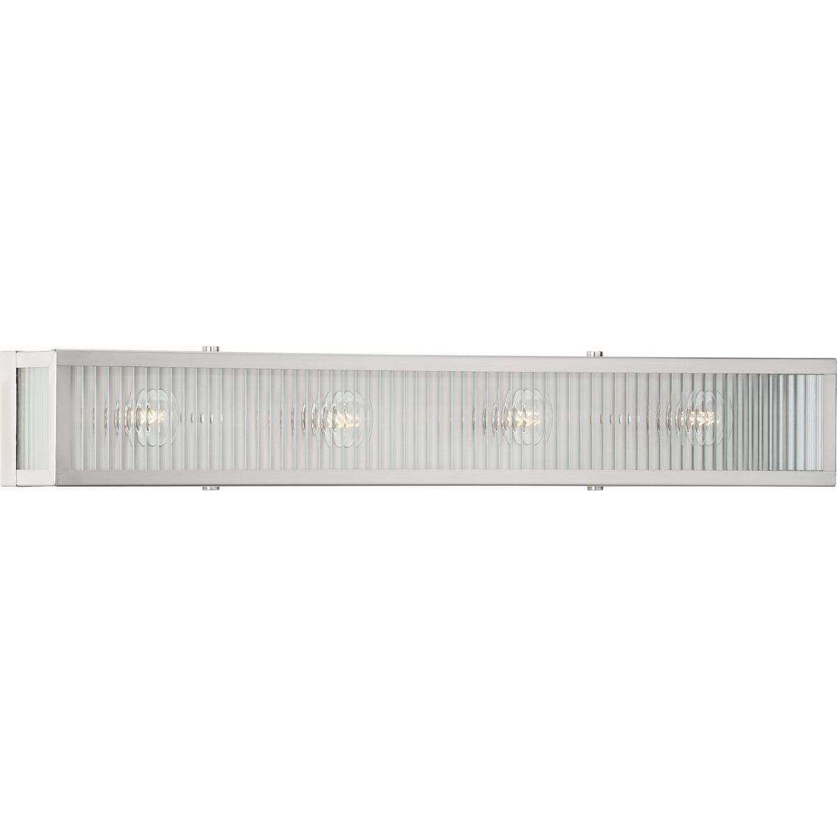 Dwyer Collection Stainless Steel Four Light Bath