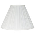Empire Box Pleat Lamp Shade 6 Inch Top 14 Inch Bottom 9 Inch Slant