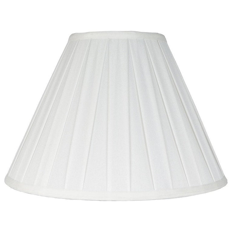 Empire Box Pleat Lamp Shade 6 Inch Top 14 Inch Bottom 9 Inch Slant