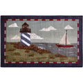 Seaside Rocky Bay Lighthouse Rug 20 X34
