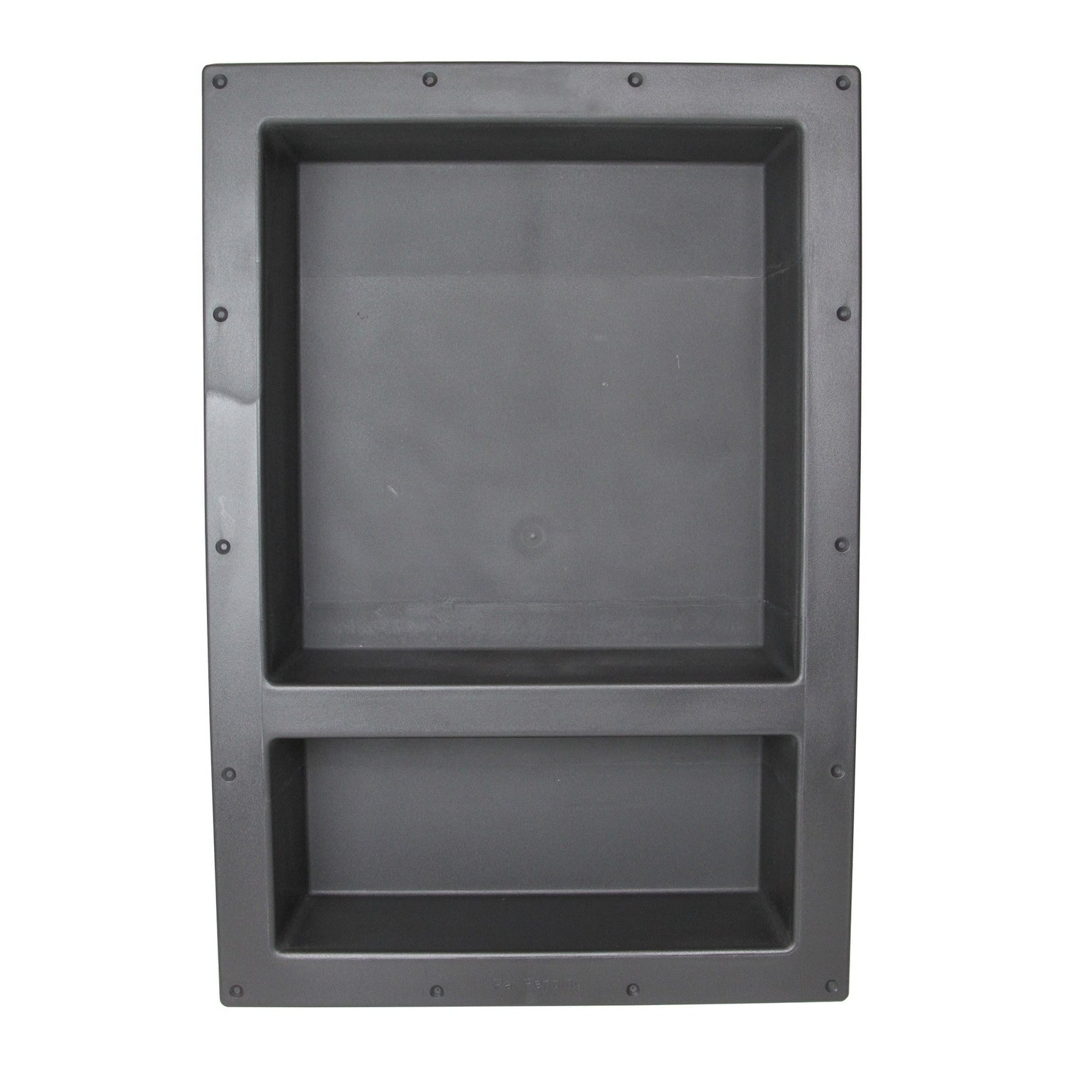 Large Double Shower Cube Ready For Tile Waterproof Leakproof 25 X 17 Bathroom Recessed Dual Shelf Niche Organizer Storage