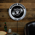 Las Vegas Raiders Led Metal Lit Wall Sign Decor