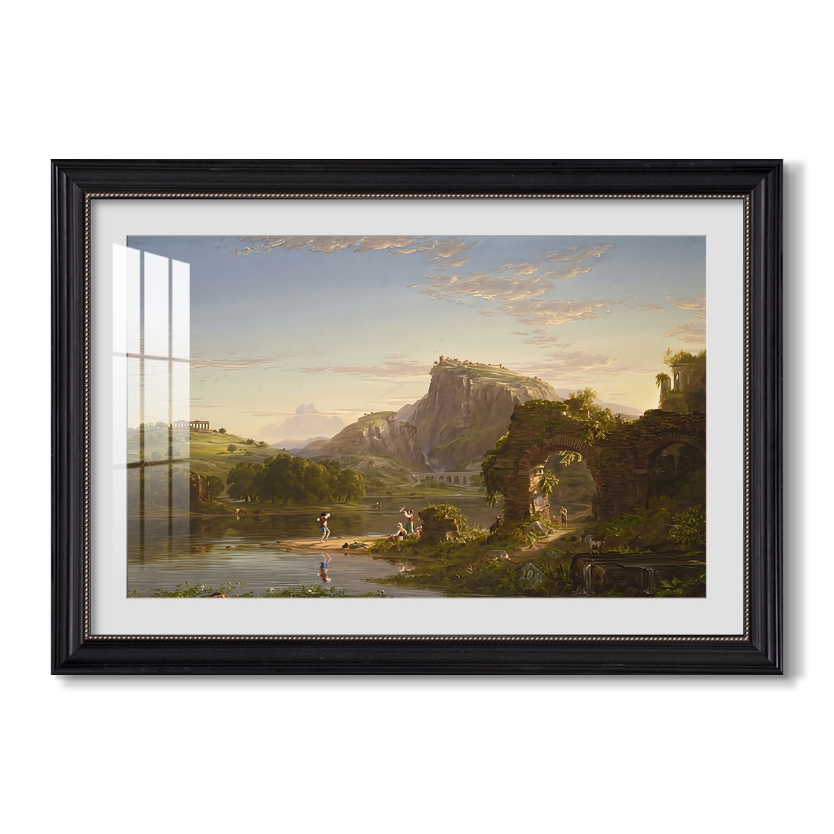 Lallegro 1845 Thomas Cole Custom Framed Print