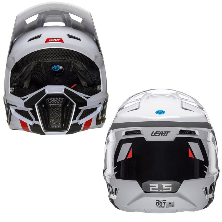 LEATT HELMET MOTO 2.5 V25 WHITE