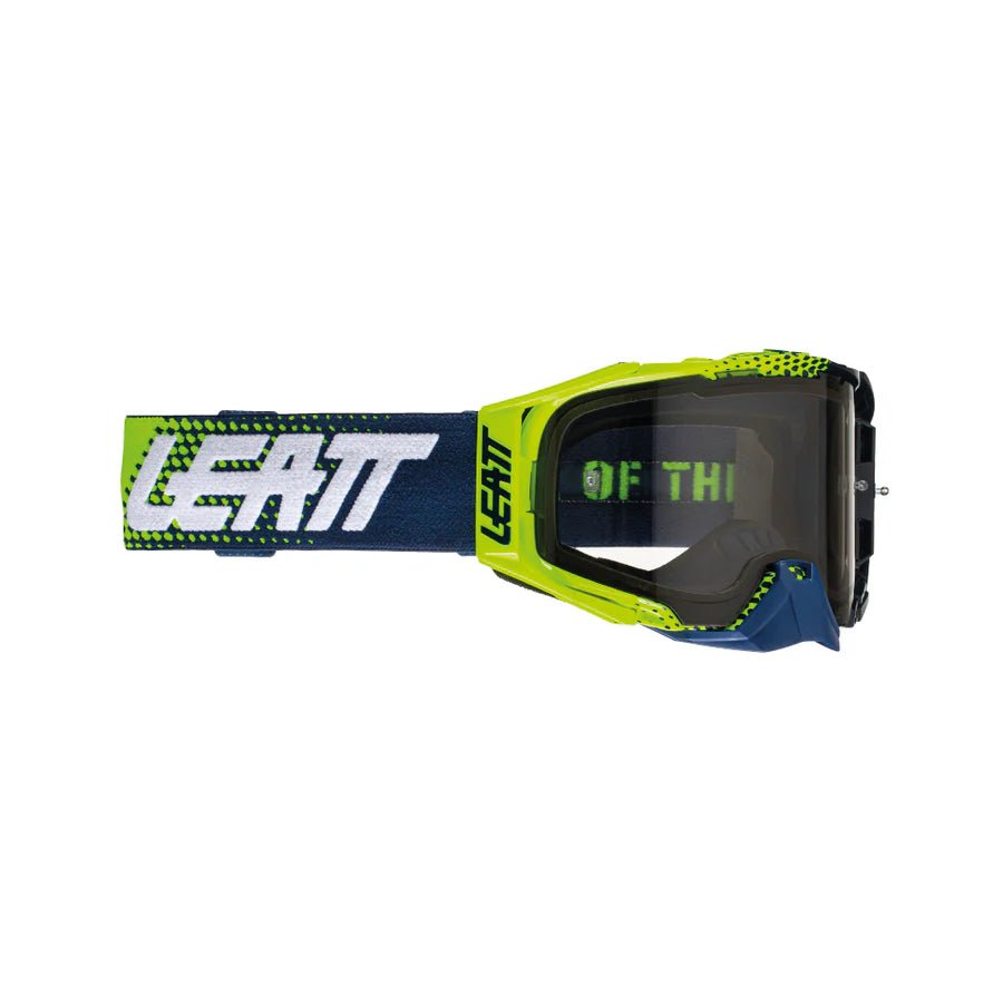 Leatt Goggle Velocity 6.5 Lime/Blue – Light Grey Lens