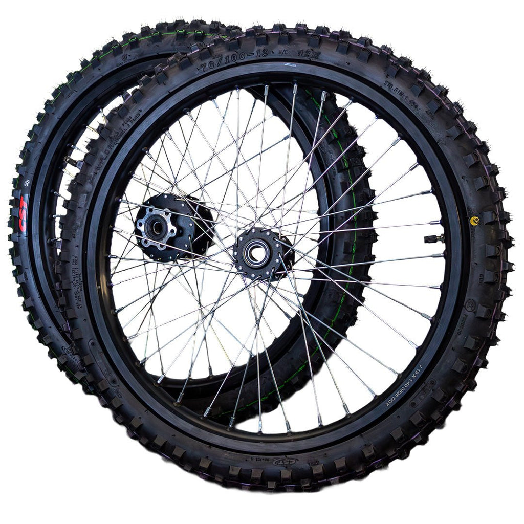 Sur Ron Light Bee Complete Wheel & Tyre Set 70/100-19″