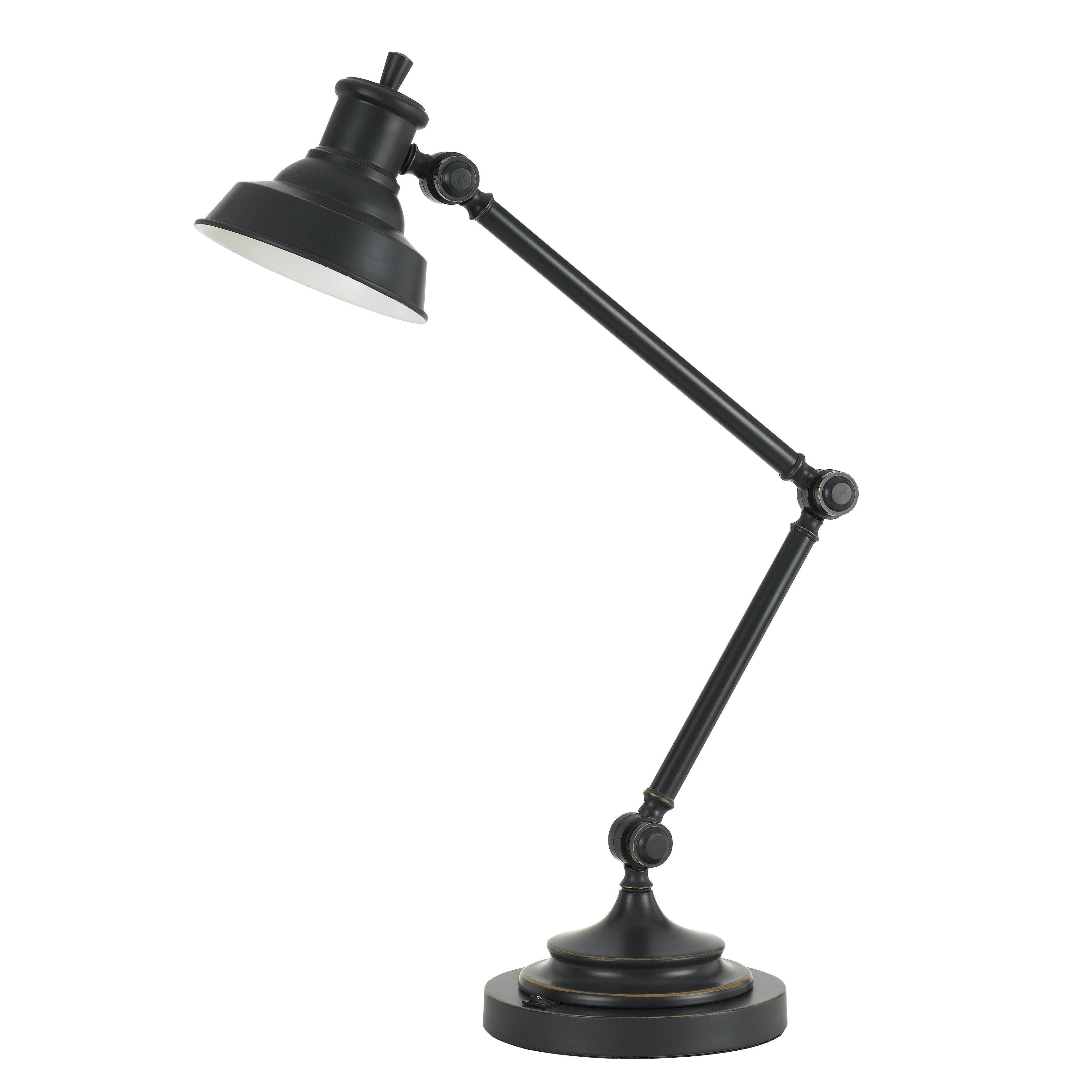 Bronze Finish Metal Led Desk Lamp