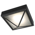 Led Flush Mount Ceiling Light In Black