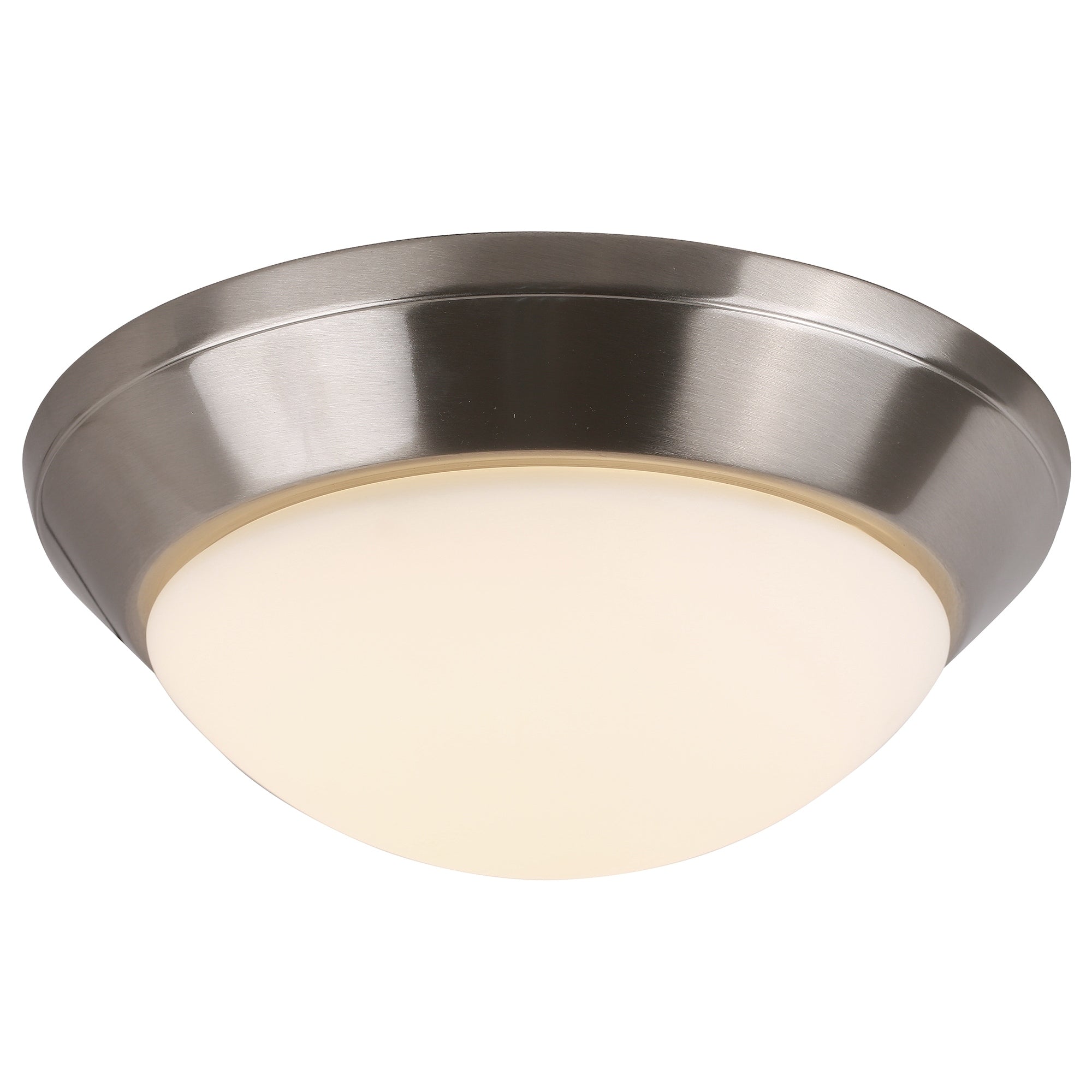 Led Flush Mount Ceiling Light In Brushed Nickel