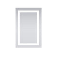 Led Hardwired Mirror Rectangle W20 H30 Dimmable 5000K Silver