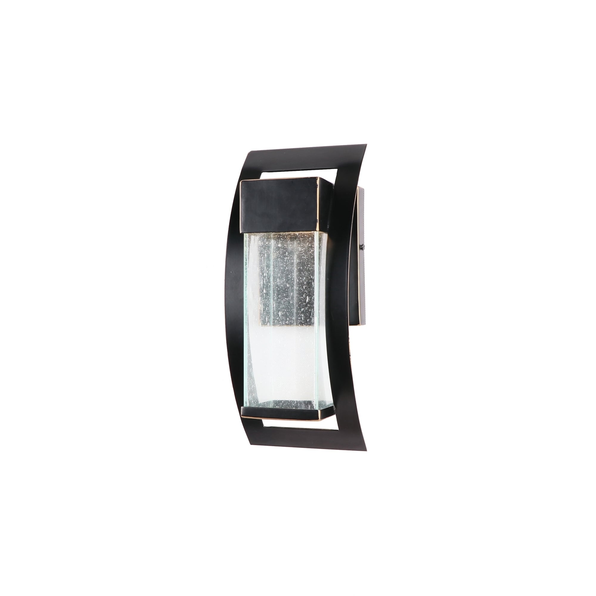 Led Light Outdoor Wall Lantern In Imperial Black