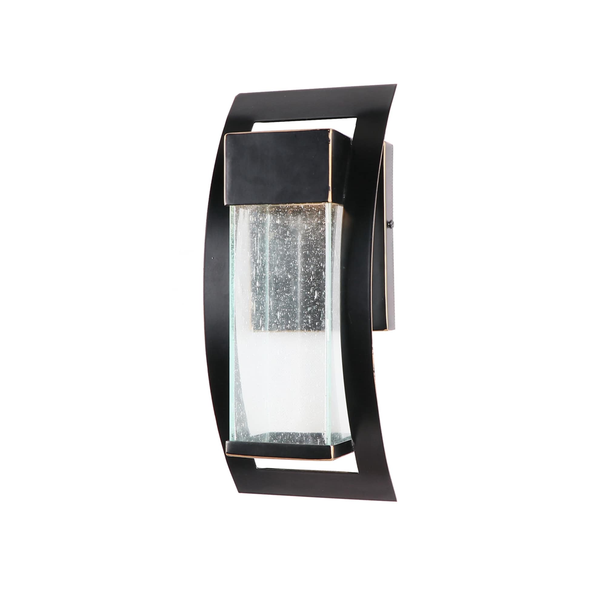 Led Light Outdoor Wall Lantern In Imperial Black