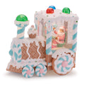 Led Santa Gingerbread Bakery Snow Globe 7 H